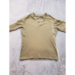 Arc'teryx Sirrus LS Henley Shirt Mens Small Green Long Sleeve Pullover Casual